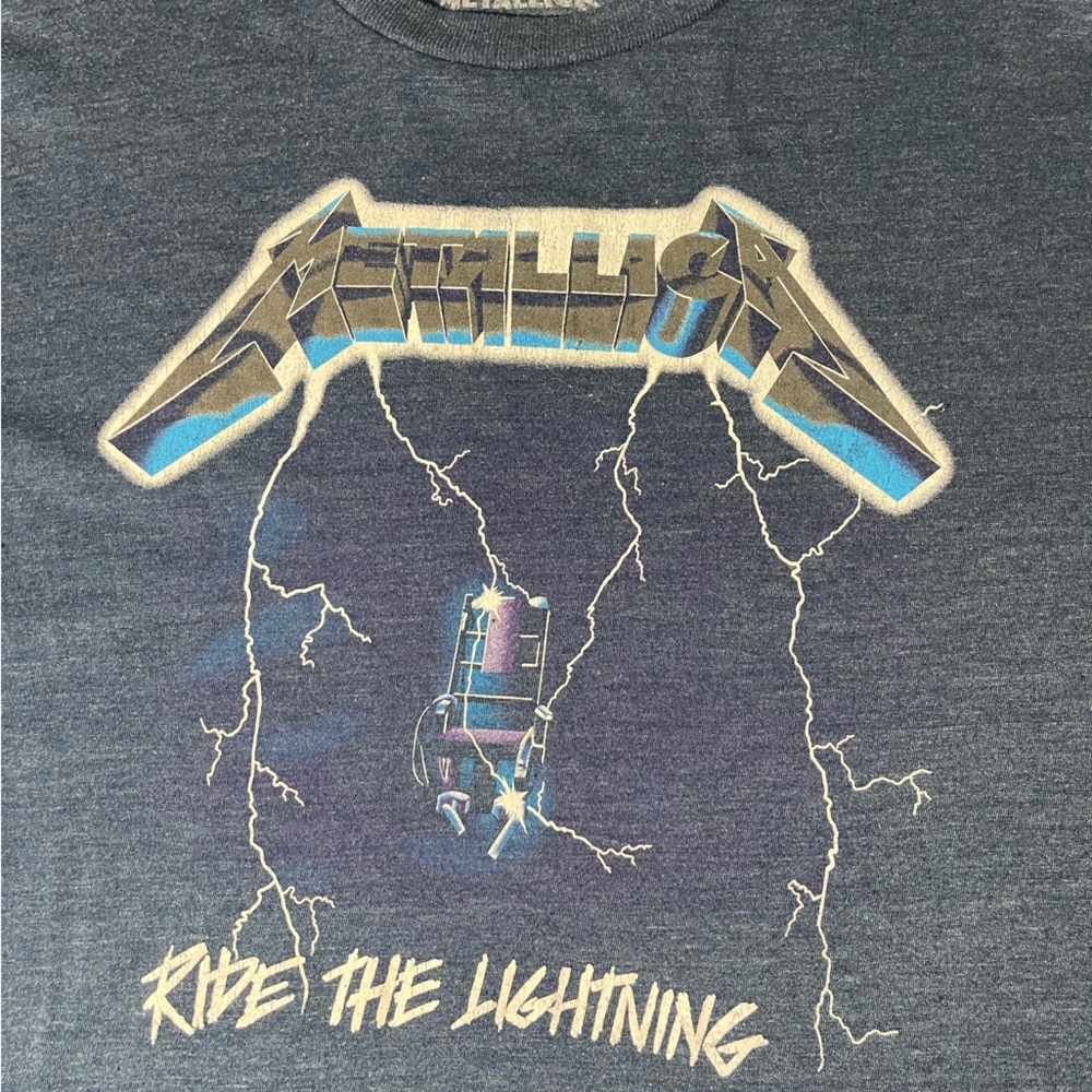 Metallica Blue shirt size xl